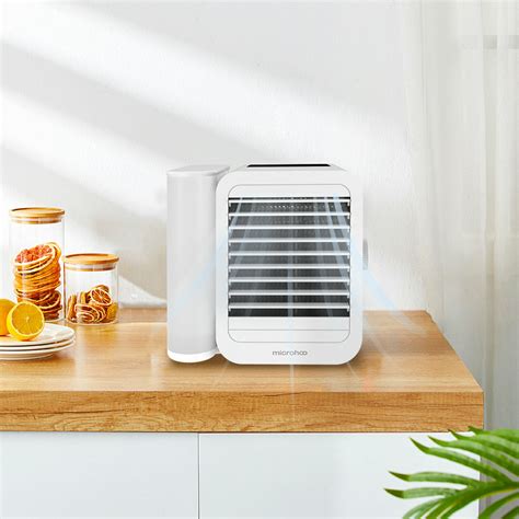 Here for the best portable air conditioner malaysia? Microhoo 6w 1000ml water capacity white mini air ...