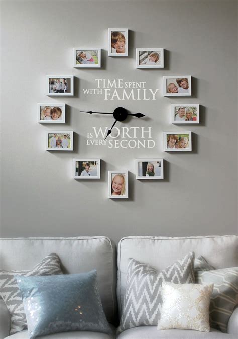 Wall clocks are timeless decorative elements and they continue to be used in most homes. How to Create a Photo Wall Clock - Time Spent with Family ...