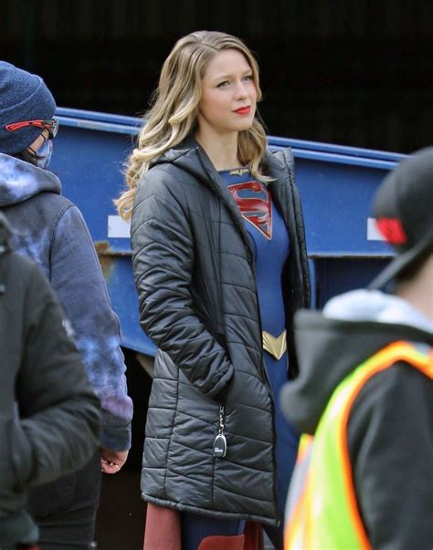 Melissa Benoist Supergirl Set In Vancouver 03 05 2021 • Celebmafia