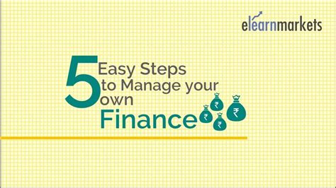 5 Easy Steps to Manage Your Personal Finance - YouTube