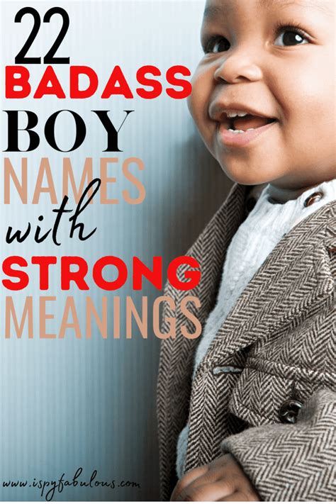 44 Badass Boy Names Fit For A King I Spy Fabulous