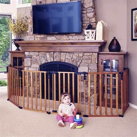 Fireplace Baby Gate Best Baby Barriers For Fireplace