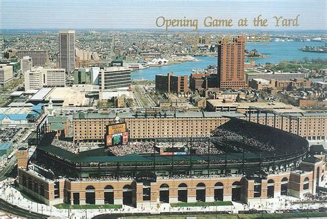 Oriole Park At Camden Yards P75565 Opening Day Stadium Postcards