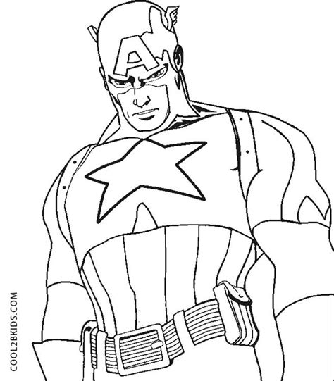 Free Printable Captain America Coloring Pages For Kids | Cool2bKids
