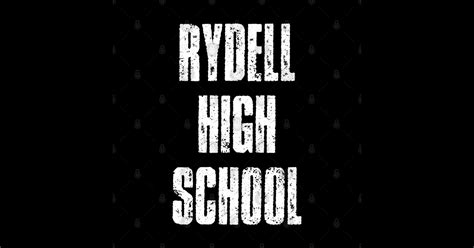 Rydell High School Tribute Vintage Typography Olivia Newton John