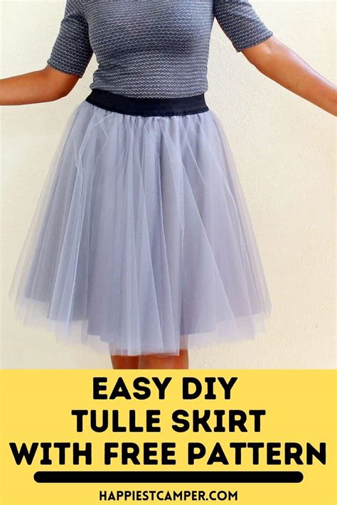 How To Make A Tulle Skirt With Free Pattern 2023