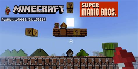 Super Mario Bros Level 1 1 Rebuilt In Minecraft Screen Rant