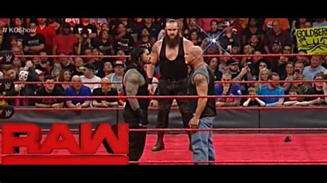 Wwe Raw Video Review Rd Hour Goldberg Returns Wwe Raw