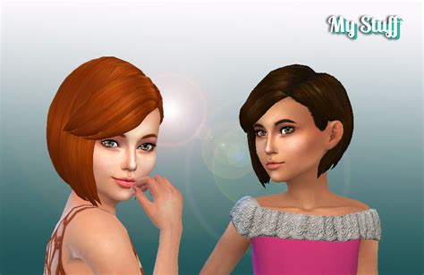 Mystufforigin Oblivion Hairstyle Sims 4 Hairs