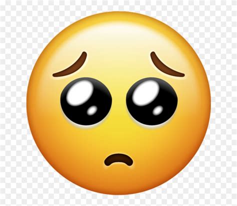 The pleading face emoji , officially called face with pleading eyes emoji , was approved under unicode 11.0 in 2018. Download Crying Sad Emoji Png - Whatsapp New Emoji 2018 ...