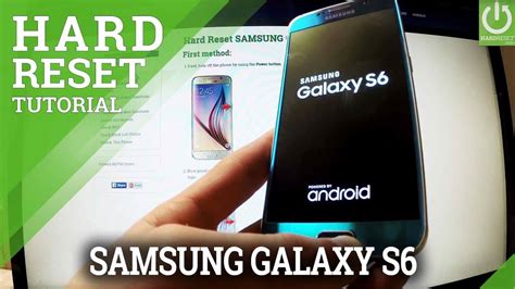 Factory Full Reset Samsung Galaxy S6 Tutorial Youtube