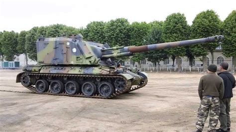 Amx 30 Auf1 155 Mm Spg French Army Armée Française Militaire Estienne