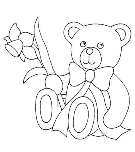Top 18 Free Printable Teddy Bear Coloring Pages Online