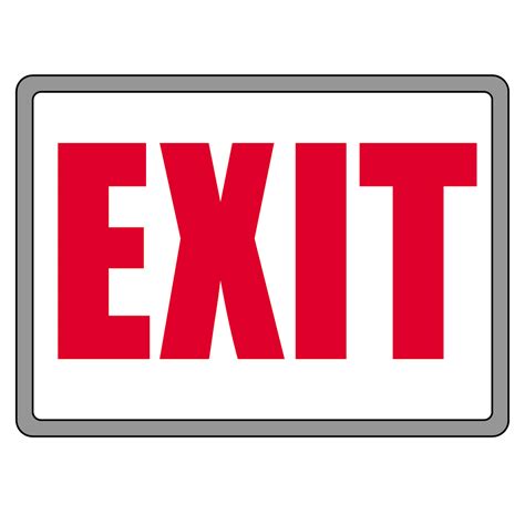 Free Exit Sign Clipart Download Free Exit Sign Clipart Png Images