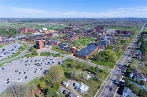 Maple run emporium has worked with artisans and small. Aerial View Of Downtown Potsdam, NY, USA Stock Image ...