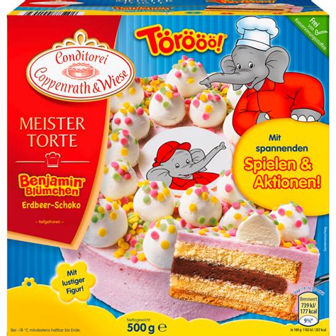 Wir 90er kinder kennen und lieben sie … wir alle! Coppenrath&Wiese Benjamin Blümchen Torte 500g | Backwaren ...