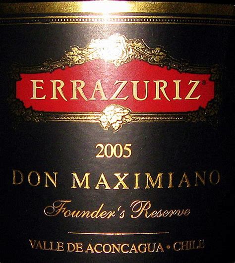 This is don maximiano 2017 by gauchos films on vimeo, the home for high quality videos and the people who love them. Errazuriz, Don Maximiano Founders Reserve 2005 Expert Wine ...