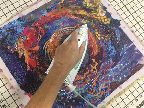 finishing put the final touch on your fabric collage quilt susan carlson quilts