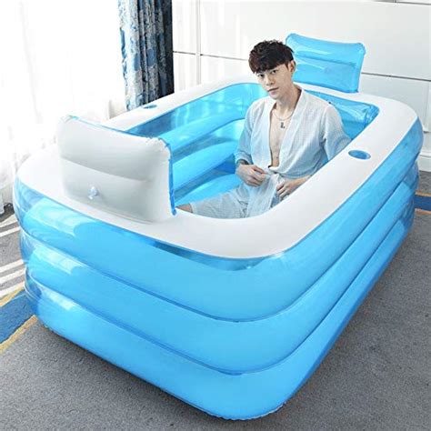 Und warum das auch heimwerker mit wenig erfahrung machen können. Plastice bathtub Große Blaue Farbe Aufblasbare Badewanne ...