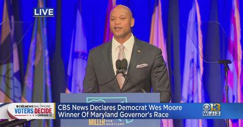 Uncut Maryland Governor Elect Wes Moores Full Acceptance Speech Cbs