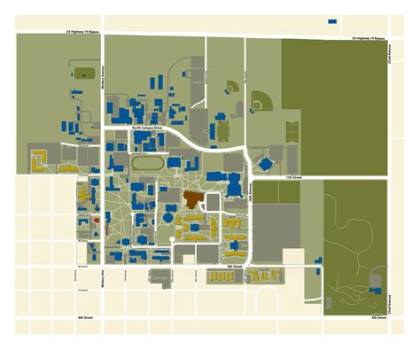 Sdsu Brookings Campus Map