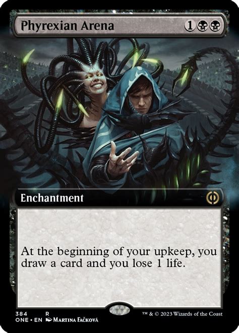Phyrexian Arena Extended Art Phyrexia All Will Be One Magic The Gathering