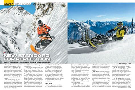 Read The March Issue Of Snowest Magazine Free Digital Copy Snowest
