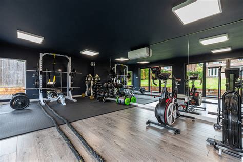 Your luxury garden interior stock images are ready. Luxury Garden Gym Interior | Stunning Home Gym Interior ...
