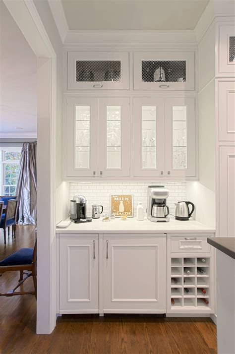 Kitchen Beverage Center Small Butlers Pantry Transitional Kitchen