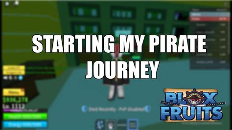Starting My Pirate Journey Blox Fruits Roblox Youtube