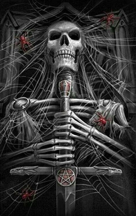 Pin De Douglas Stephen Em Skulls Arte Com Caveira Arte Arte Horror