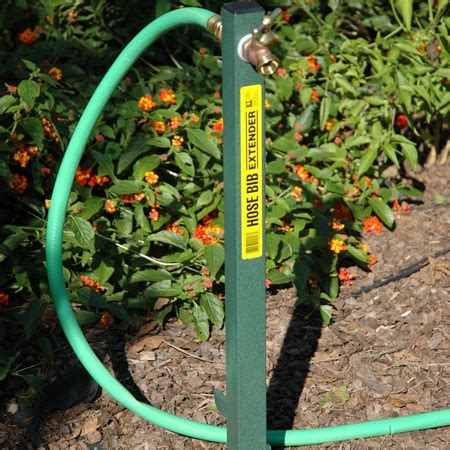 The hose bib post will also lift your hose bib faucet out from behind plants and shrubs, so that you can reach it conveniently keep your hose where you need it with an outdoor spigot extender that seamlessly blends into the surrounding lawn and garden without creating a visual headache. Faucet Extender by Yard Butler (HBE-6) | Planet Natural