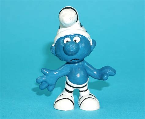 Smurfs 20010 Prisoner Smurf 1965 Schleich Hong Kong Boonsart Shop