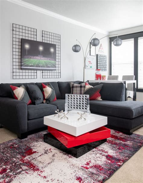 Red And Gray Living Room Ideas You Will Love Atelier Yuwaciaojp