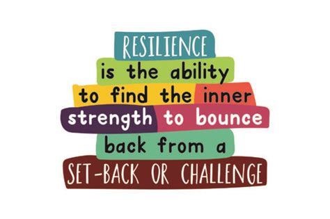 Resilience Is The Ability To Find The Inner Strength To Bounce Back