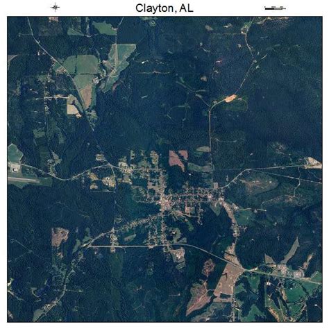 Aerial Photography Map Of Clayton Al Alabama