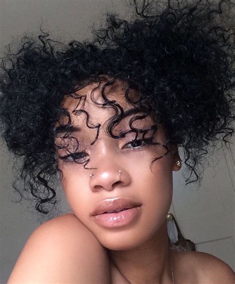 Pin By Victoria London On Natural Hair Cute Nose Piercings Double Nose Piercing Natural Hair