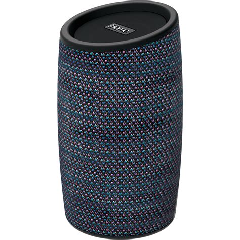 iHome Fabric-Wrapped Bluetooth Rechargeable Speaker IBT77V2L B&H