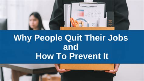 Why People Quit Their Jobs And How To Prevent It Nesc Staffing