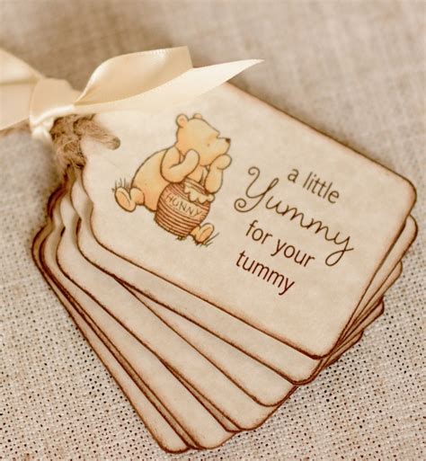 Winnie The Pooh Baby Shower Favor A Little Yummy For Your Etsy