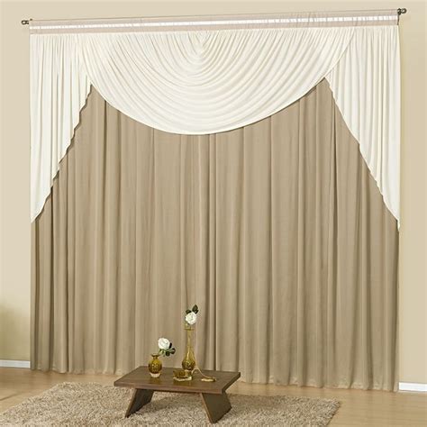 Cortina Nayara Bege Curtain Backdrop Wedding Curtain Backdrops Curtains