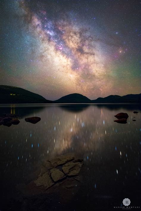 Milky Way Over Eagle Lake Maine Todays Image Earthsky