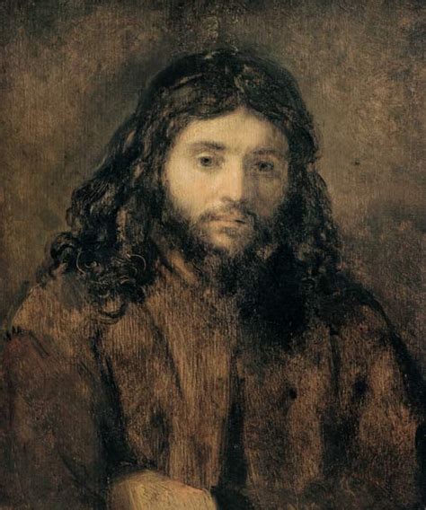 Rembrandt Head Of Christ Rembrandt Van Rijn En Reproduction