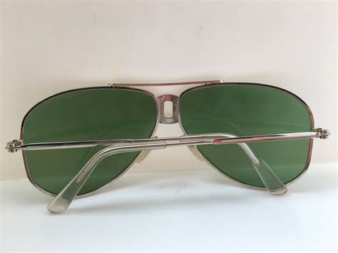 68 M O D Italy Vintage Genuine Glass Lens Aviator Sunglasses Etsy