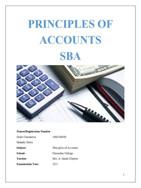 Principles Of Accounts Sba Pdf Meal Prices