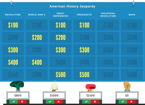 Maybe you would like to learn more about one of these? Make engaging jeopardy-style educational quiz game board ...