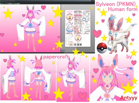 Pokemon Papercraft Sylveon Paper Crafts Ideas For Kids