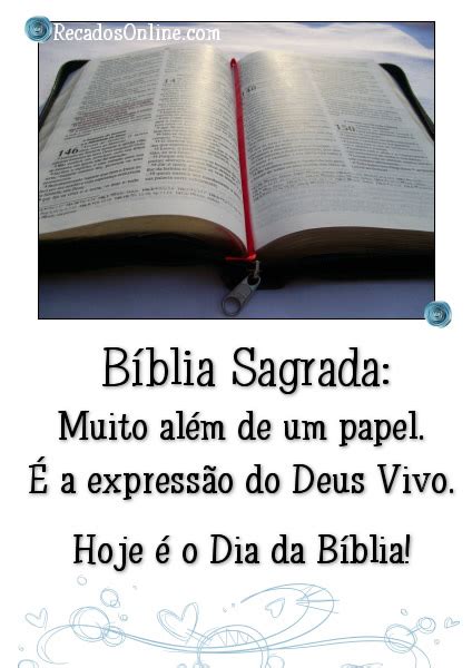 10 Dia Da Bíblia Imagens E S Com Frases Para Whatsapp Recados Online