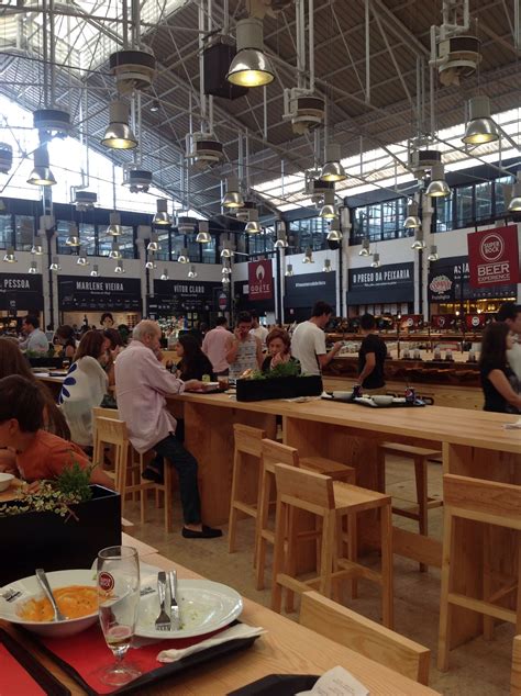 Food court at Ribeira Marketplace, #Lisbon #portugal | 古民家カフェ, 古民家, フードコート