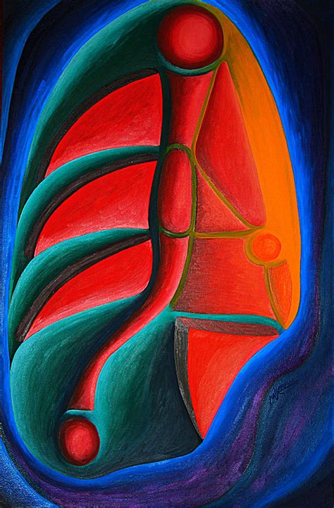 Cell Structure I Painting By Michael C Crane